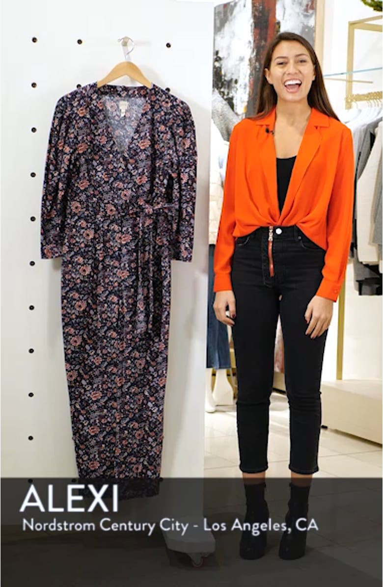 Wrap Style Cotton Toile Jumpsuit, sales video thumbnail