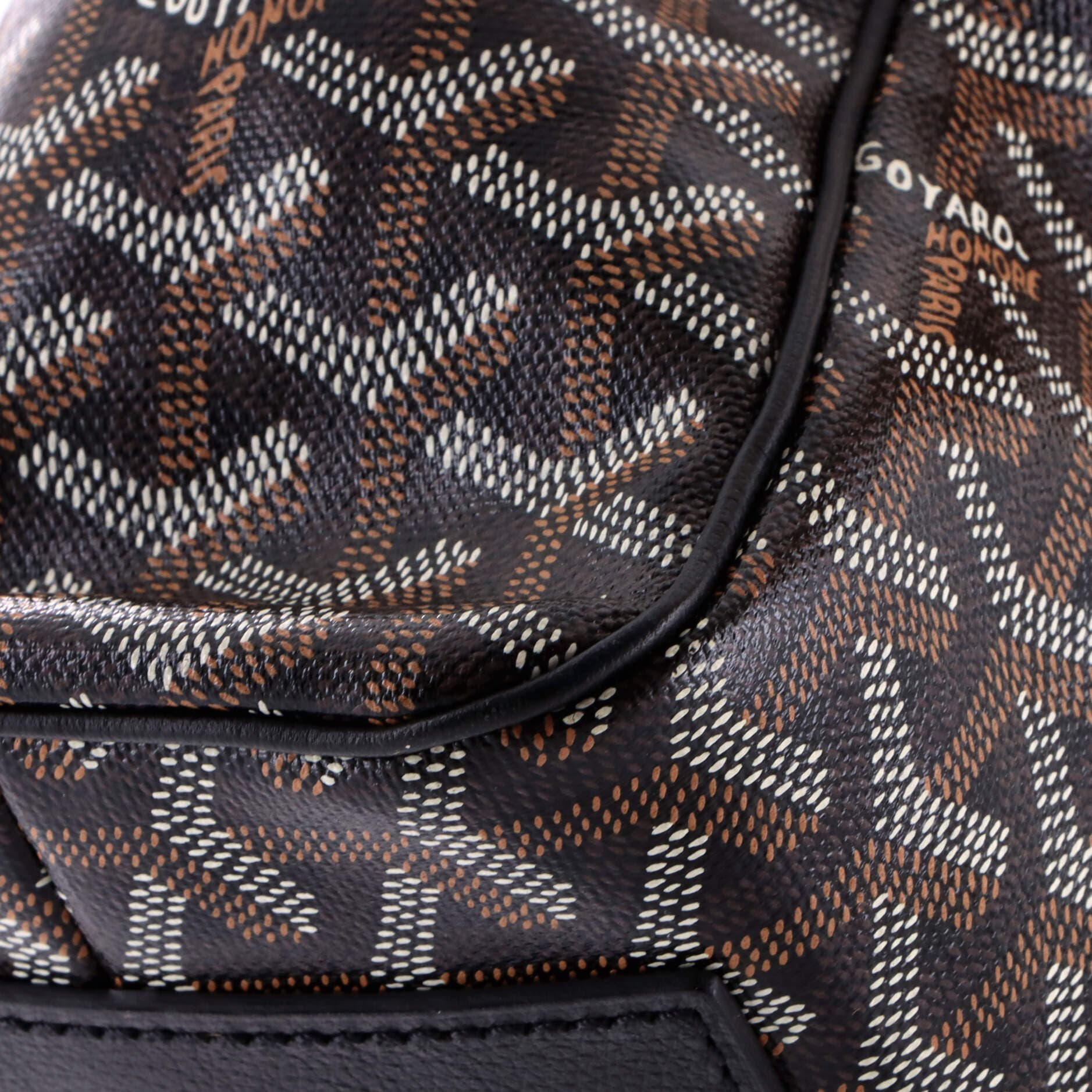 Pre-Owned Goyard Voltaire III Tote Coated Canvas, Alternate, color, Black