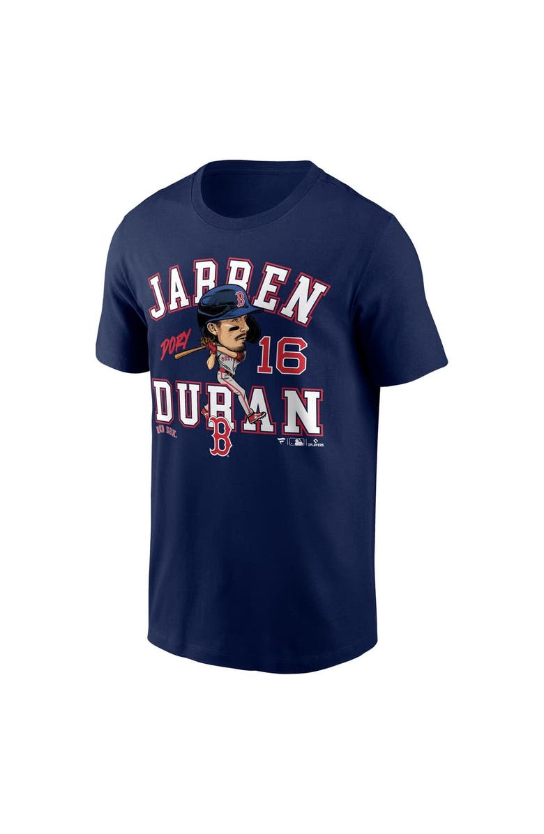 FANATICS Men's Fanatics Jarren Duran Navy Boston Red Sox Hometown Caricature T-Shirt, Alternate, color, Navy