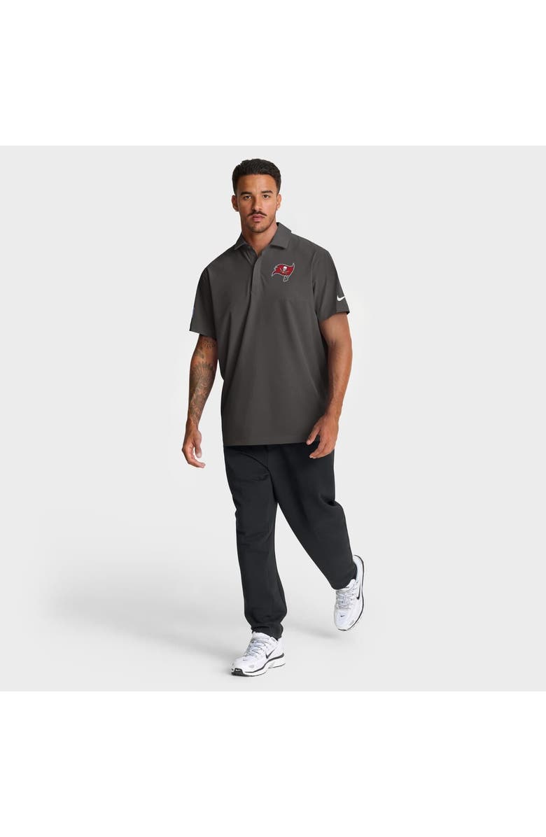 Nike Men's Nike Pewter Tampa Bay Buccaneers Sideline City Pride Woven Performance Polo, Alternate, color, Pewter