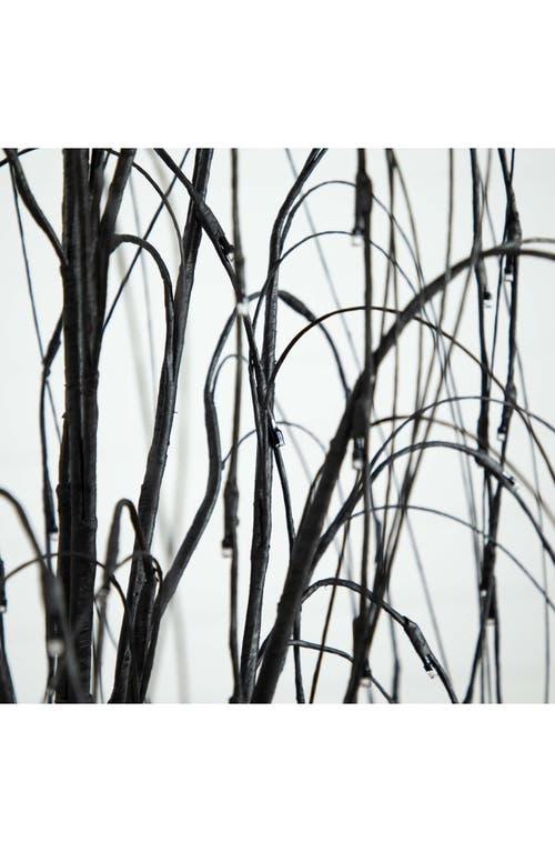 Nearly Natural 6ft Prelit Halloween Black Willow Tree In Black