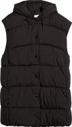 Zella Longline Hooded Puffer Vest