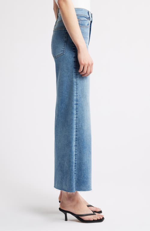 Frame Le Palazzo Crop Wide Leg Jeans In Crave Raw After