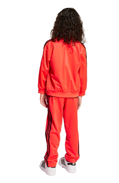 Adidas Originals Adidas Kids' Firebird Recycled Polyester Track Jacket & Pants Set In Red