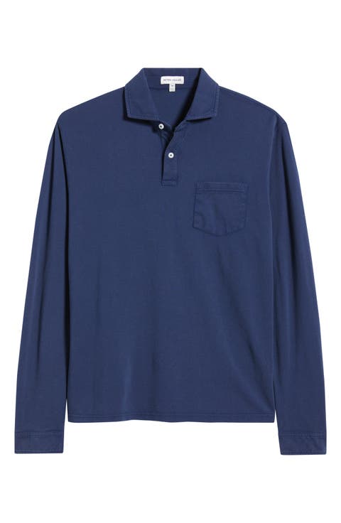 Everyday Piqué Long Sleeve Pocket Polo