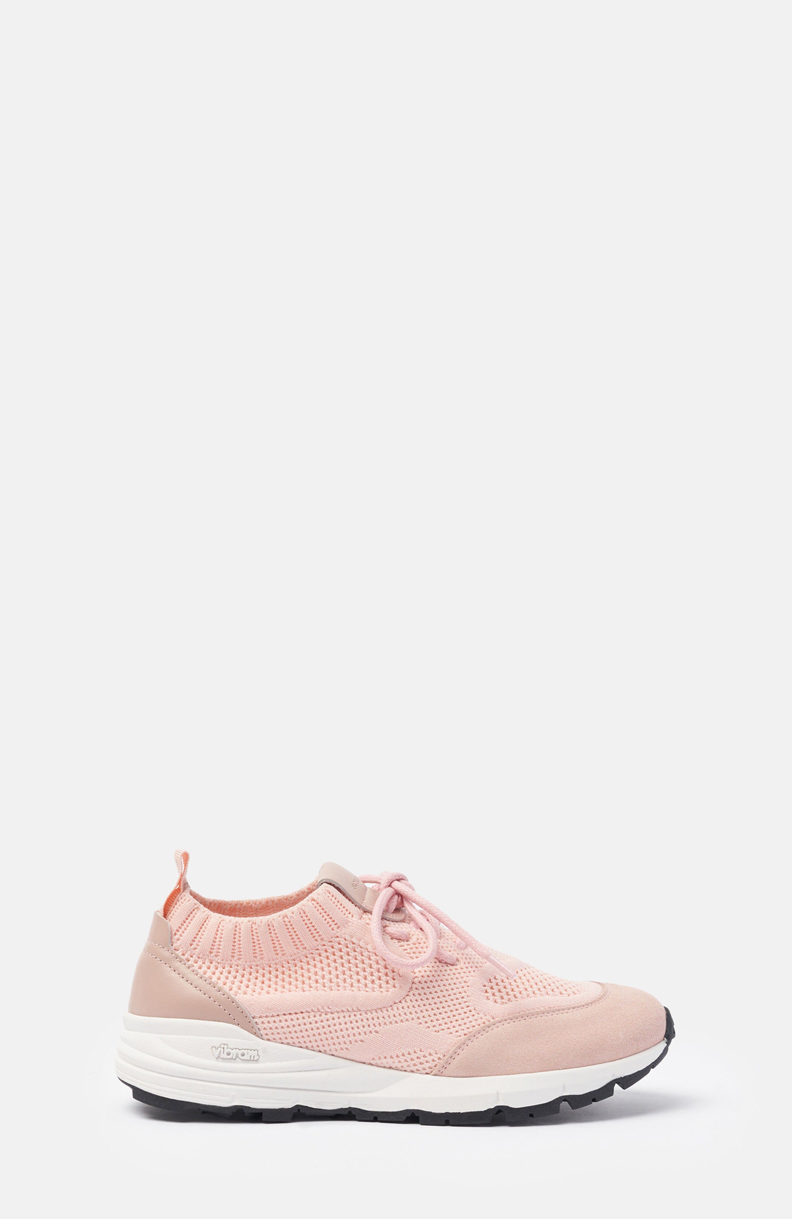 Robin Girl Sneakers, Main, color, Pink - Knit