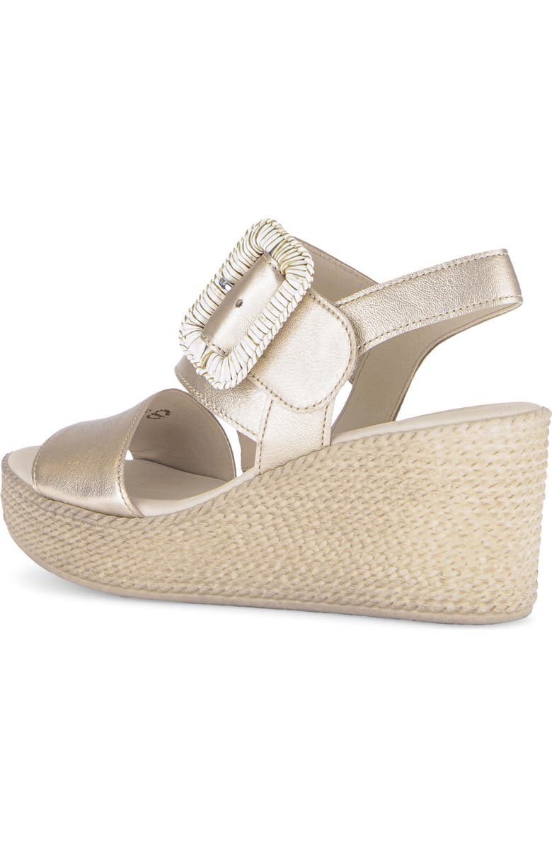 Gabor 84.771 Platform Wedge Sandal, Alternate, color, Champagne