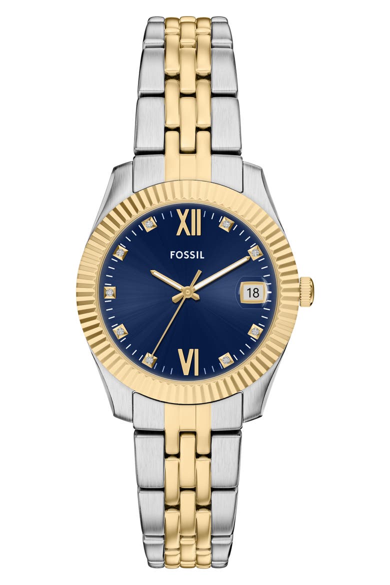 Scarlette Two-Tone Bracelet Watch, 32mm, Main, color, TWO TONE
