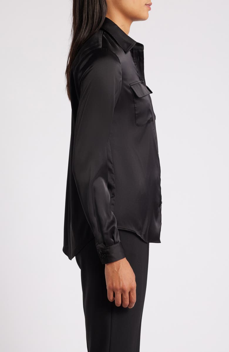 Anne Klein Long Sleeve Button Up Shirt, Alternate, color, 