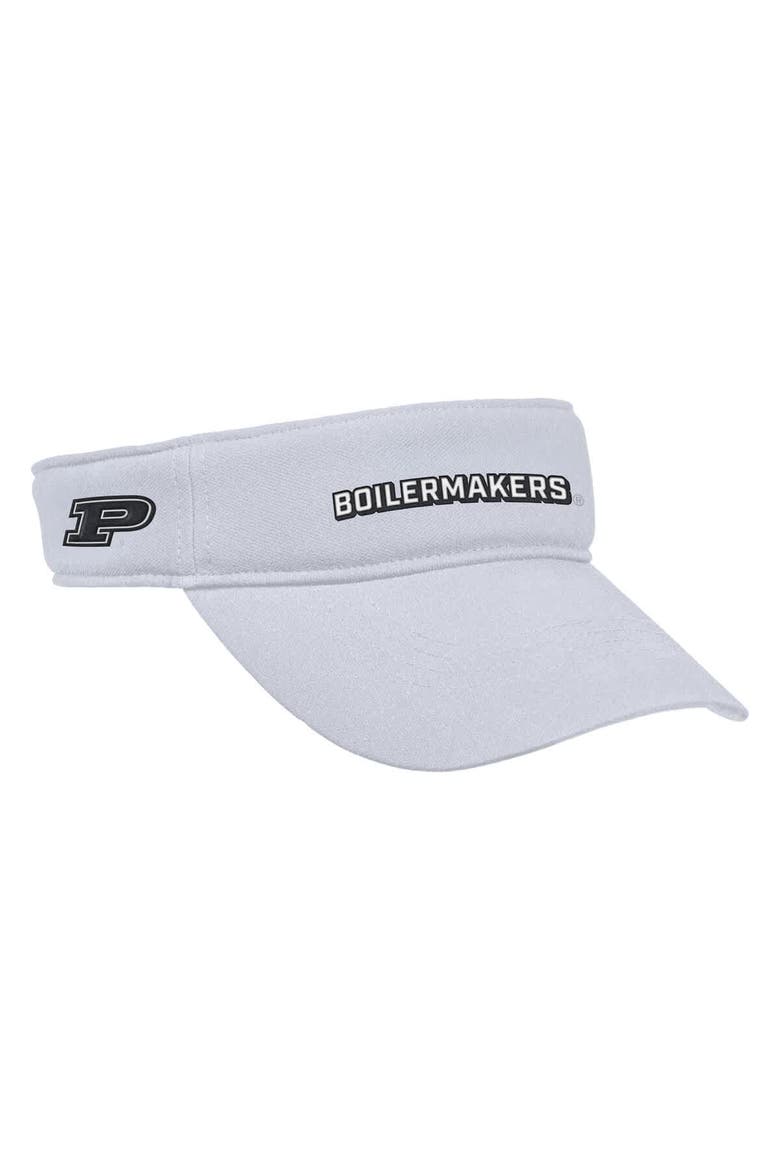 Men's Nike White Purdue Boilermakers 2025 On-Field Ace Performance Adjustable Visor, Alternate, color, White