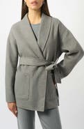 Joseph Ribkoff Belted Wool Blend Coat
