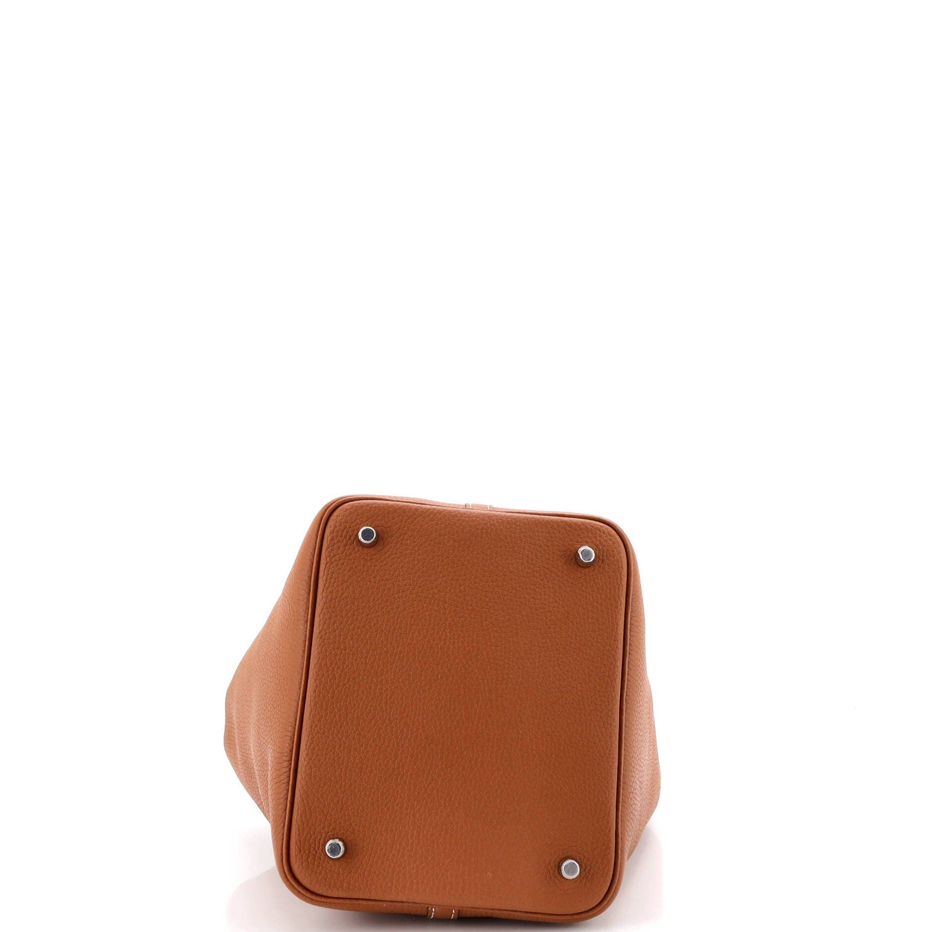 Pre-Owned Hermes Picotin Lock Bag Clemence MM, Alternate, color, Gold