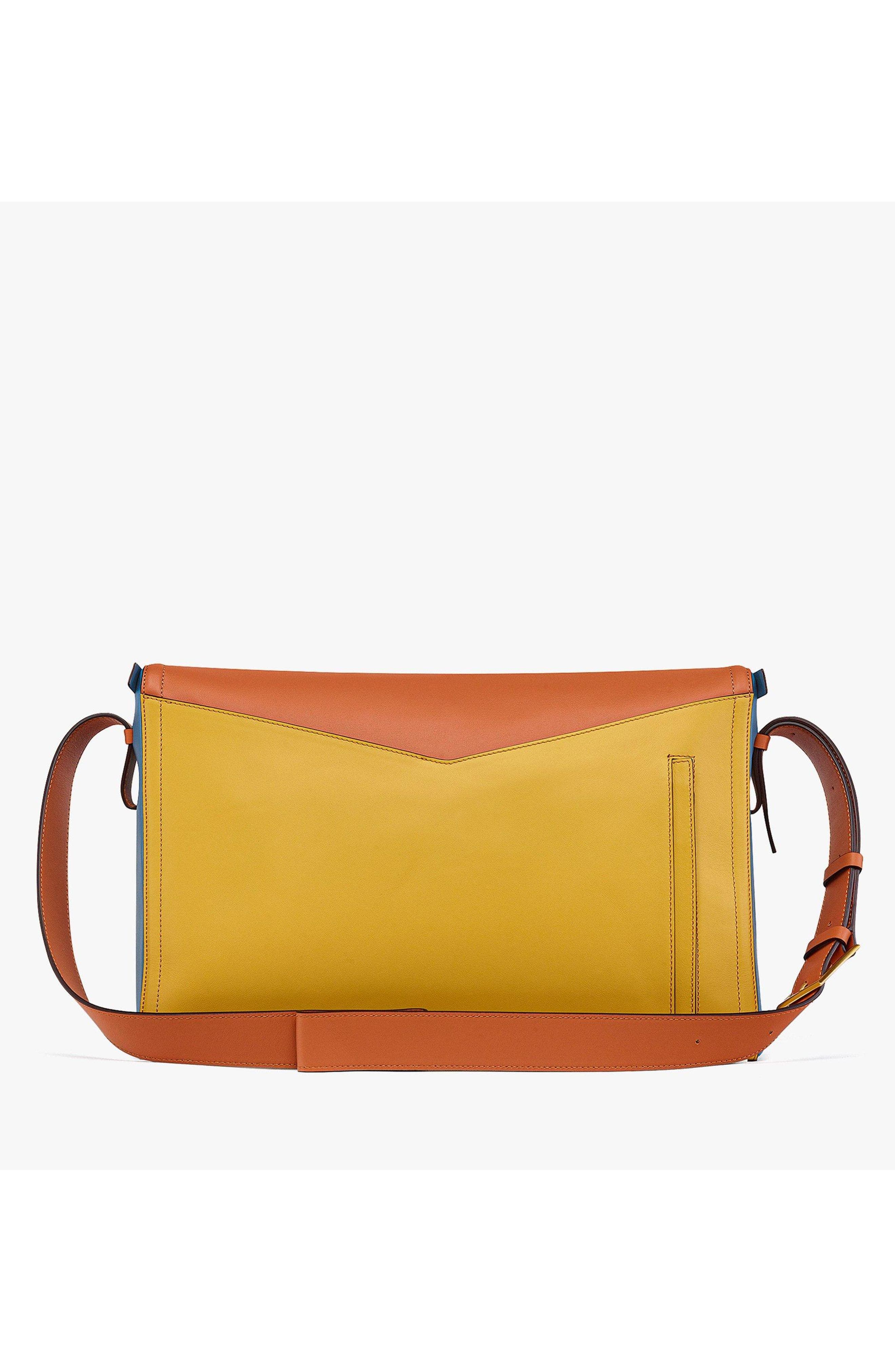 Large Diamant 3D Shoulder Bag in Suede and Calf Leather, Alternate, color, Multi