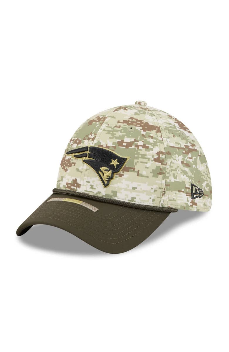 New Era Men's New Era  Camo New England Patriots 2025 Salute to Service 39THIRTY Flex Hat, Alternate, color, Camo