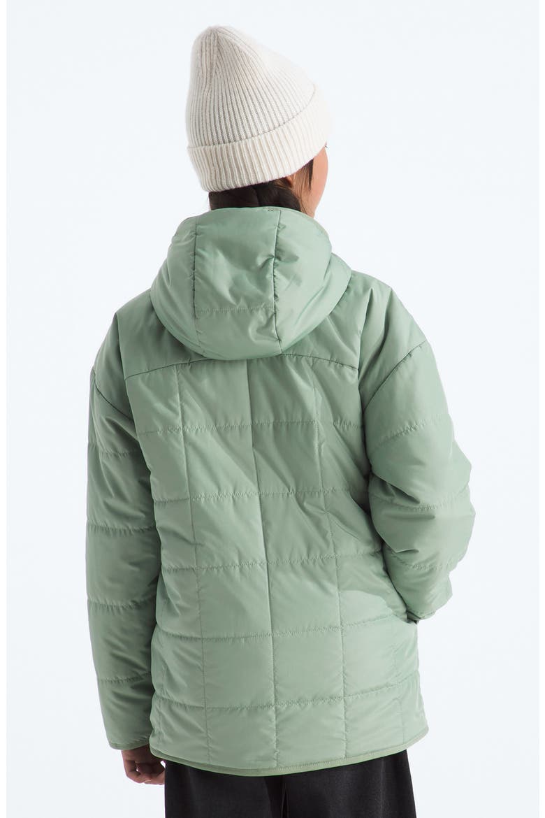 Kids' Shasta Water Repellent Reversible Hooded Jacket, Alternate, color, SLATE MOSS