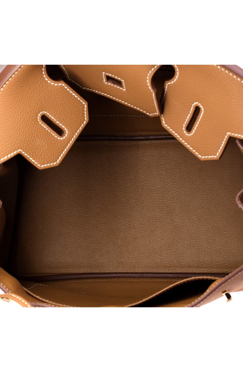 Pre-Owned Hermes Birkin Handbag Brown Togo with Gold Hardware 30, Alternate, color, Gold