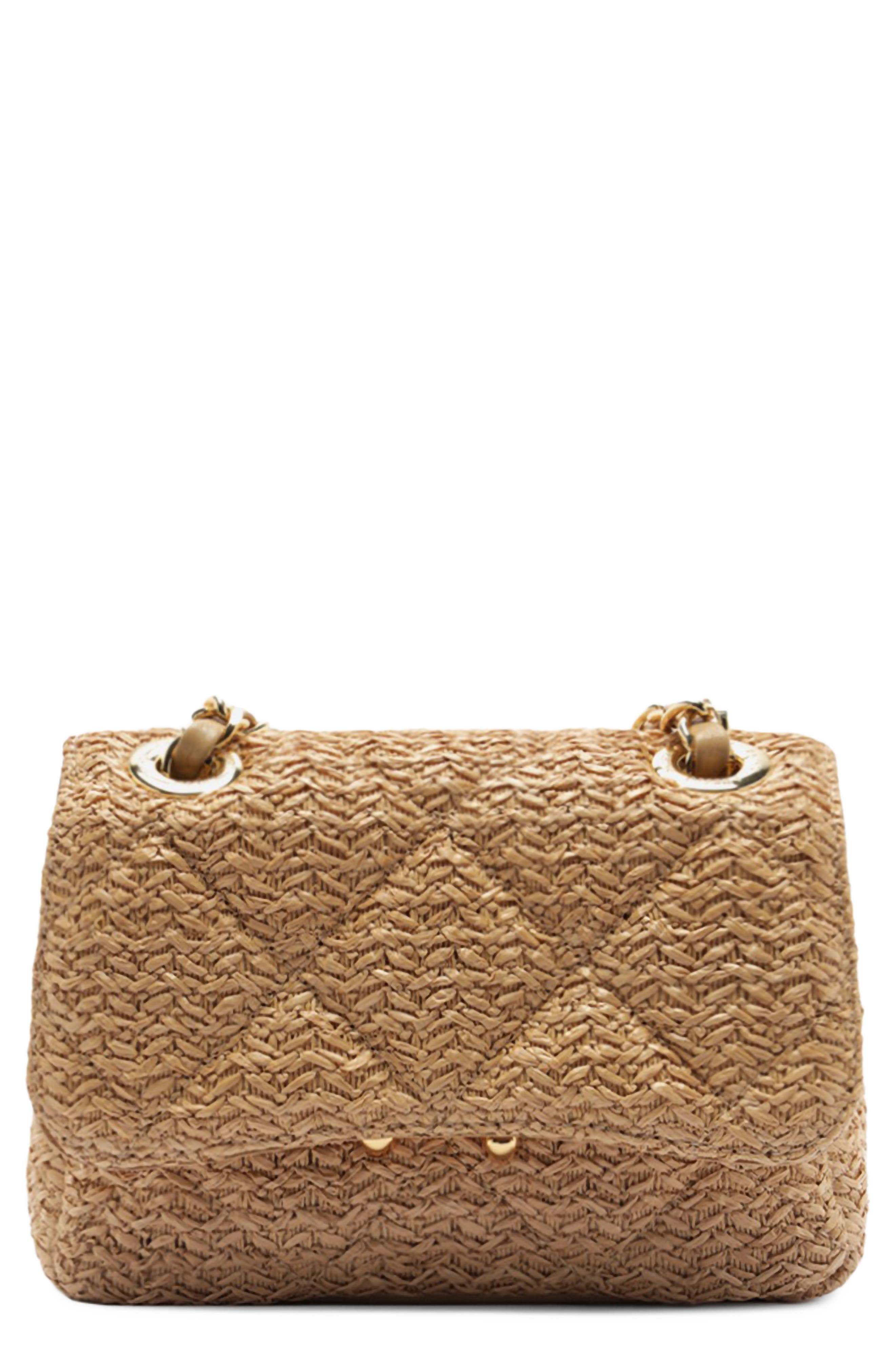 Arezzo Small Cali Woven Crossbody Bag, Main, color, 