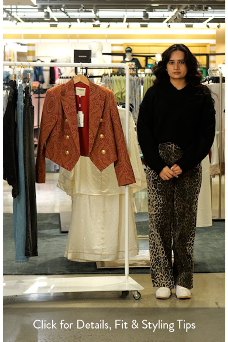 Lila Paisley Boxy Blazer video