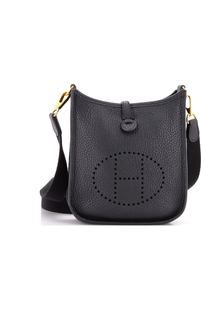 Pre-Owned Hermes Evelyne Bag Gen III Clemence TPM, Main, color, Noir