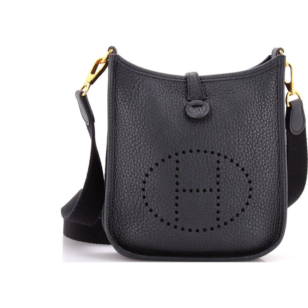 Pre-owned Hermes Hermes Evelyne Bag Gen Iii Clemence Tpm In Black