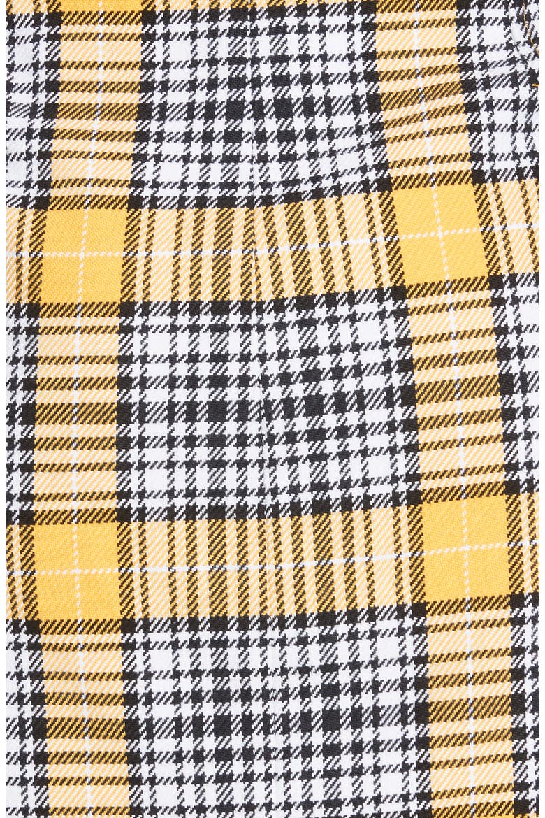 Monroe Plaid Miniskirt, Alternate, color, YELLOW