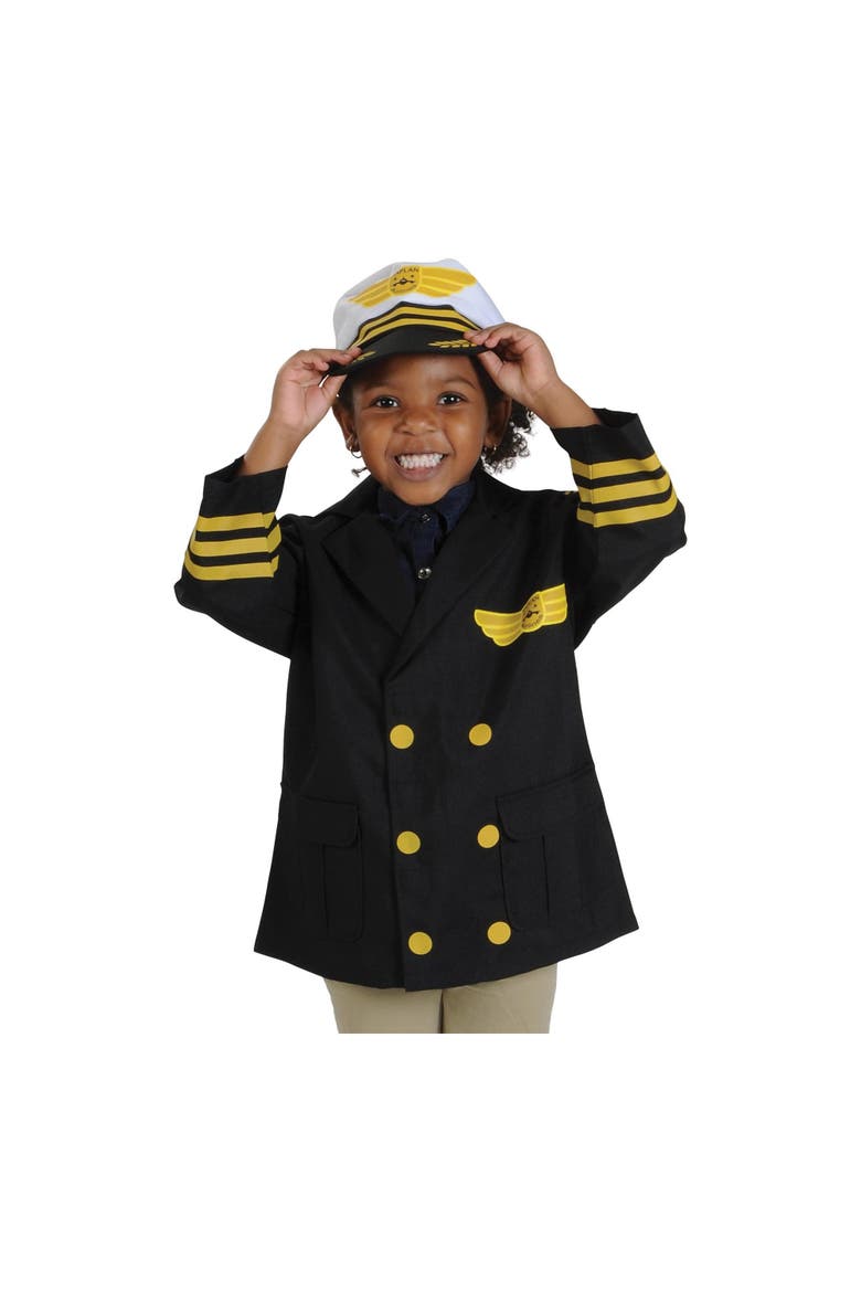 Airline Pilot Dress-Up, Alternate, color, Black