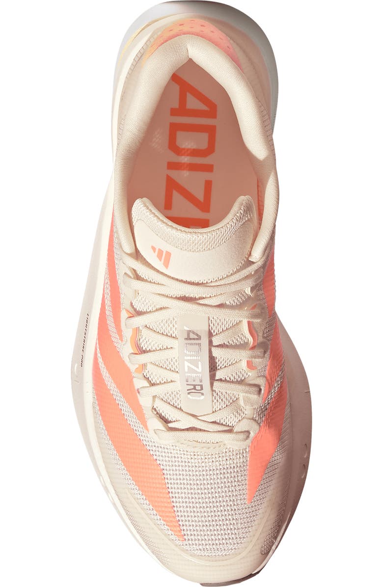 adidas Adizero Boston 13 Running Shoe, Alternate, color, Off White