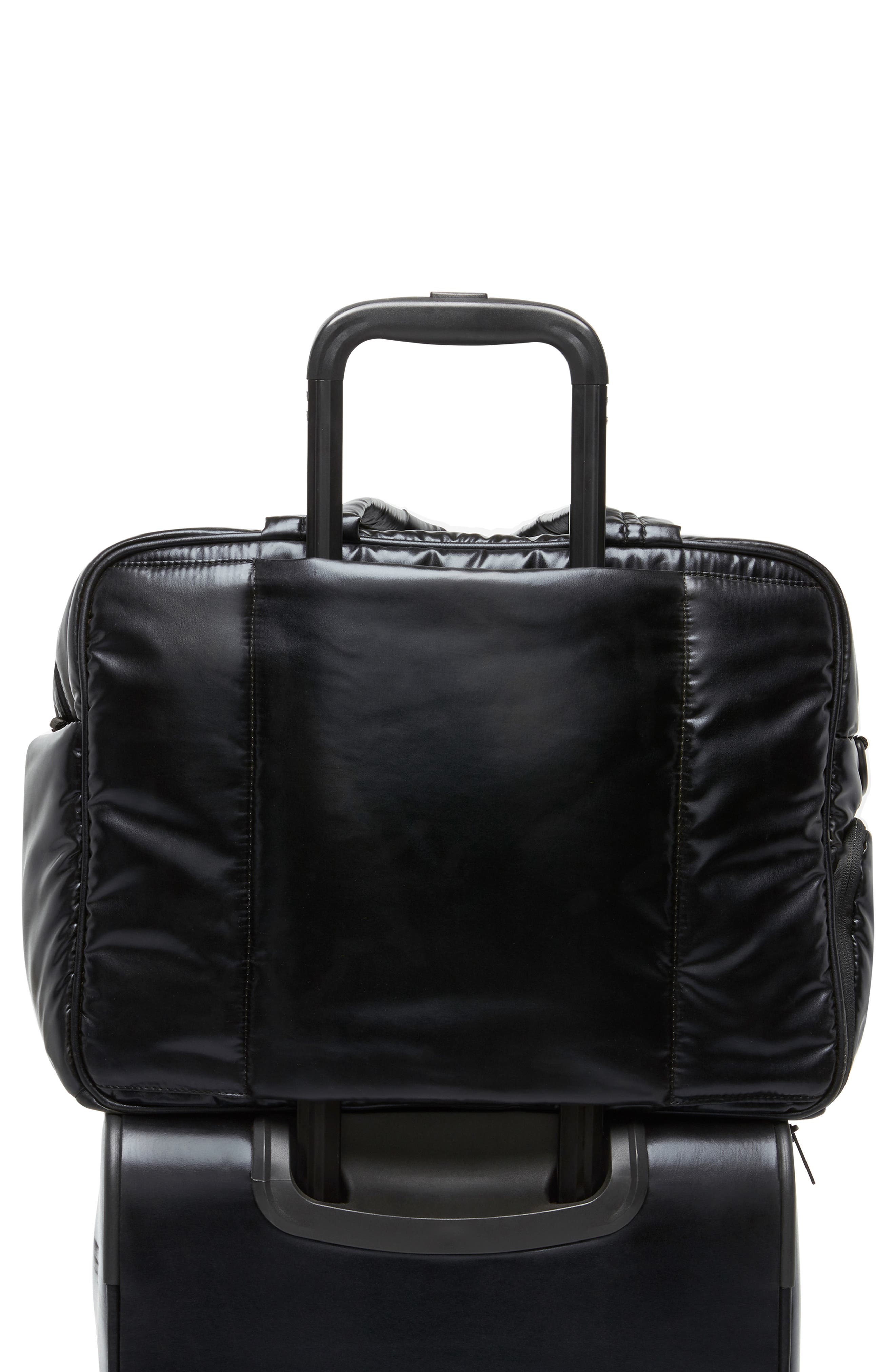 Luka Soft Side Duffle Bag, Alternate, color, BLACK