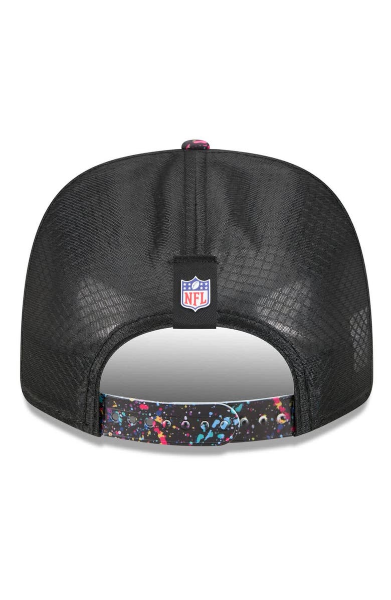 New Era Men's New Era Black Los Angeles Rams 2025 NFL Crucial Catch 9SEVENTY Adjustable Hat, Alternate, color, Black