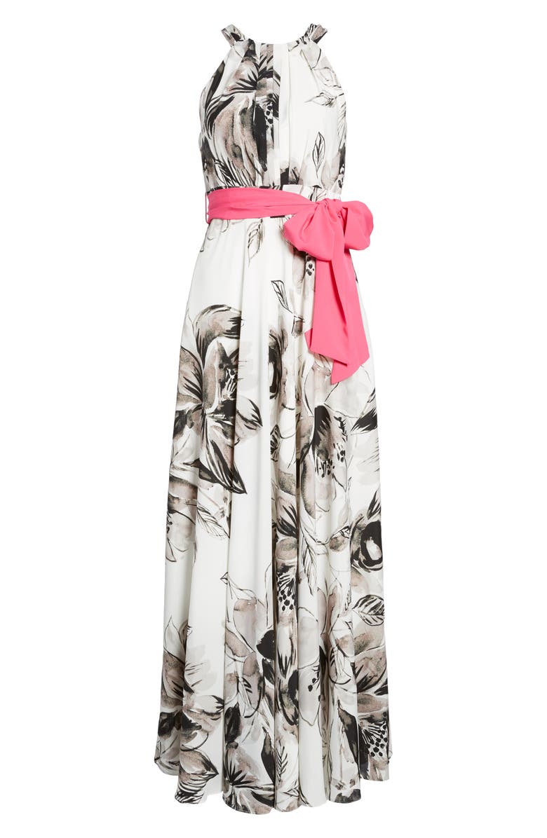 Eliza J Chiffon Maxi Dress, Alternate, color, 