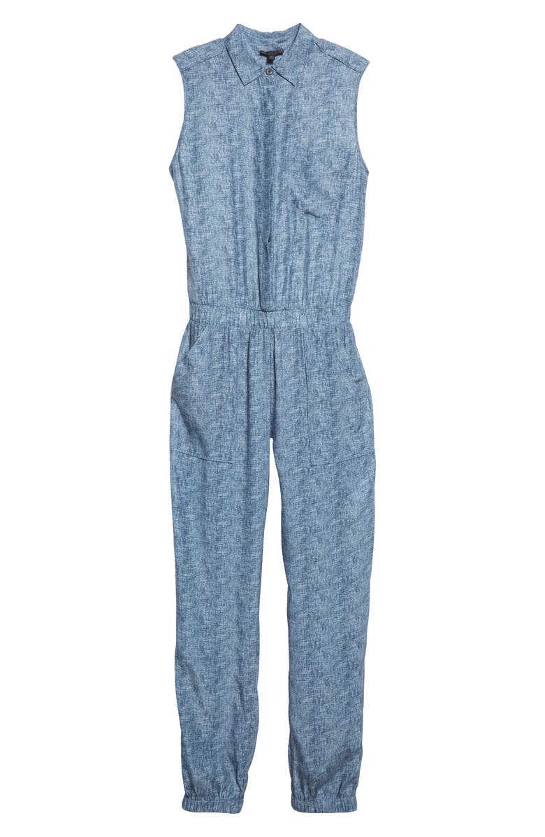 ATM Anthony Thomas Melillo Sleeveless Silk Jumpsuit, Alternate, color,