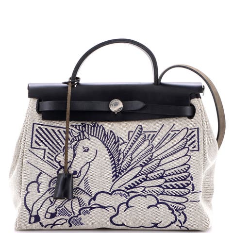 Herbag Zip Pegase Pop Toile and Leather 31