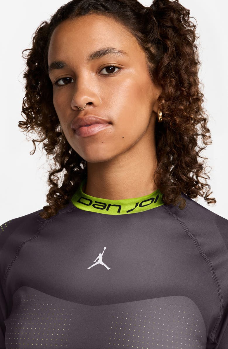 Jordan Dri-FIT Long Sleeve Top, Alternate, color, Off Noir