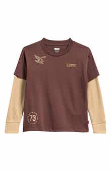 Kids' Eagle Graphic 2-Fer T-Shirt