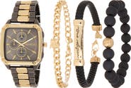 True Religion Square Two-Tone Bracelet Watch, 32.5mm & Assorted Bracelets Set
