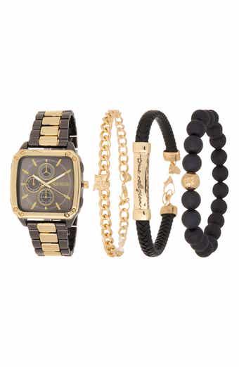 True Religion Square Two-Tone Bracelet Watch, 32.5mm & Assorted Bracelets Set