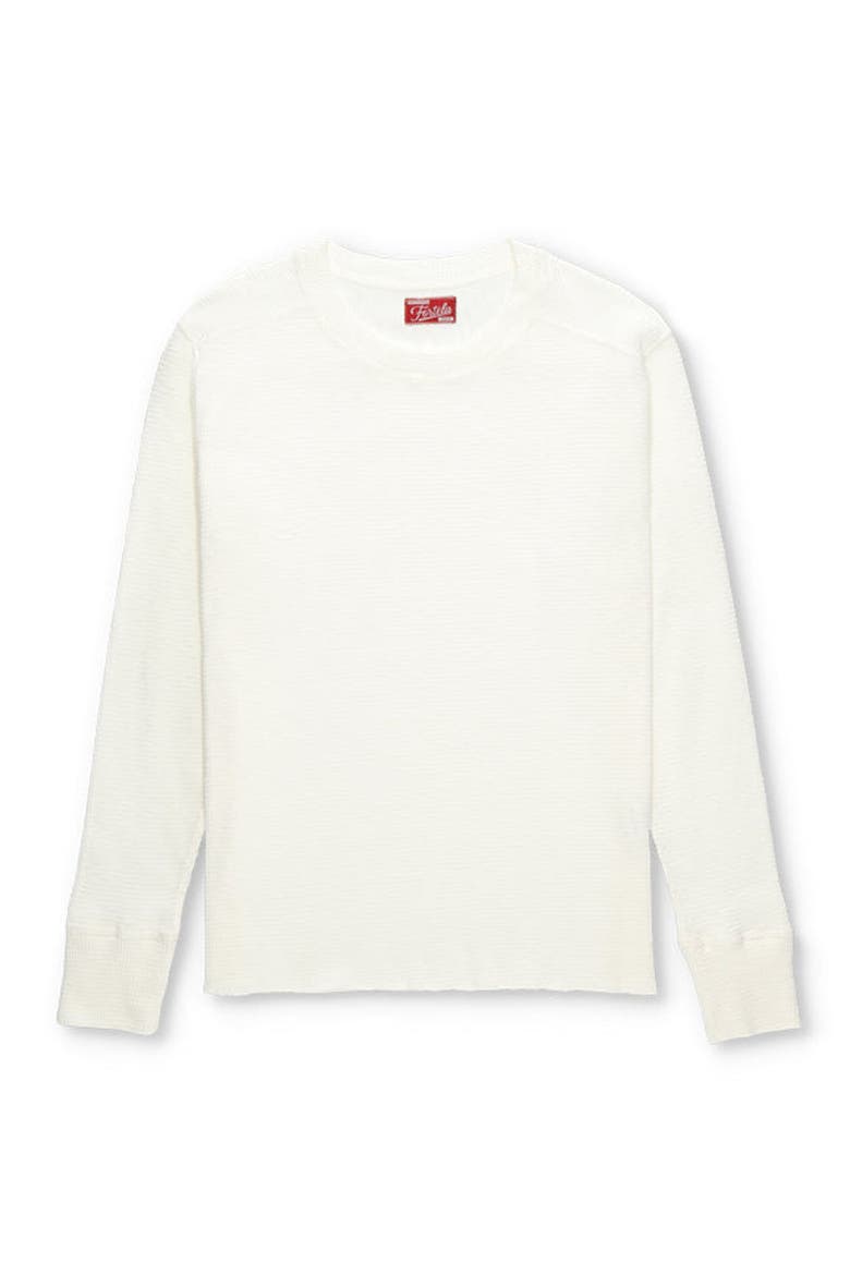 Geremia Waffle Knit Jersey, Main, color, WHITE