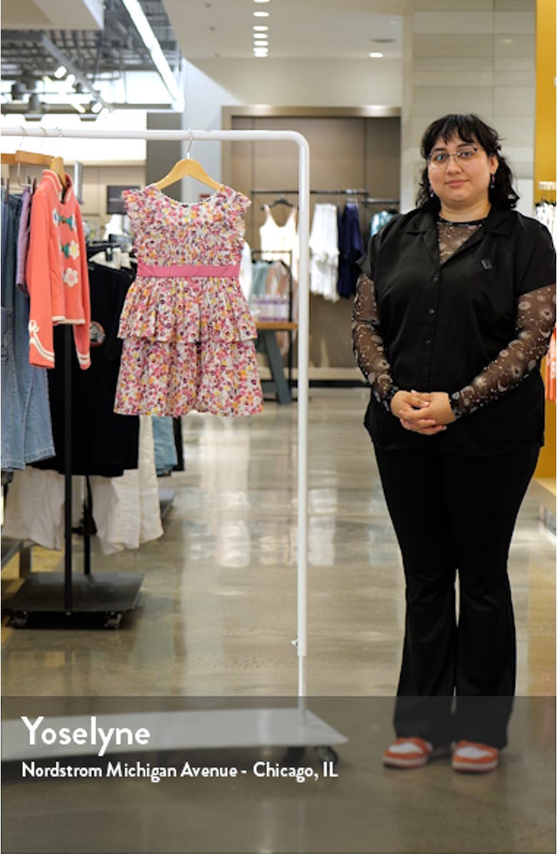 Kids' Ancroft Floral Cotton Dress, sales video thumbnail