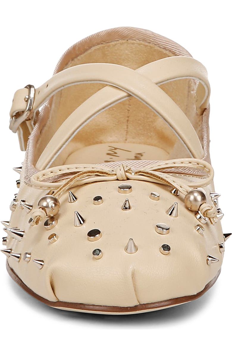 Circus NY by Sam Edelman Zuri Stud Mary Jane Flat, Alternate, color, Eggshell