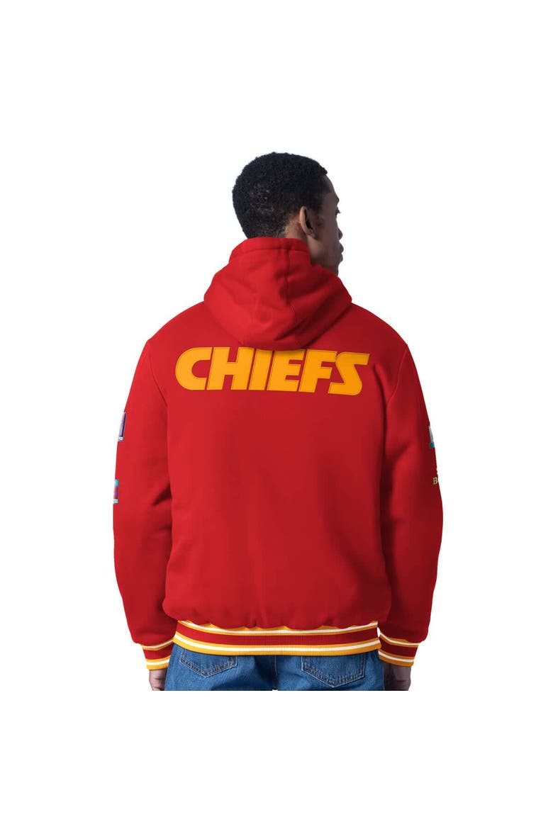 Men's G-III Sports by Carl Banks  Red Kansas City Chiefs Power Forward Commemorative Full-Zip Hooded Jacket, Alternate, color, Red