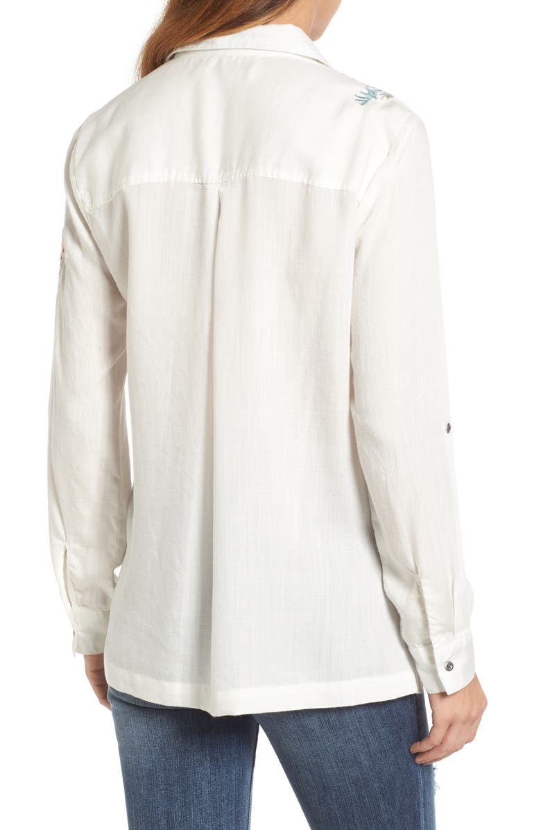 Billy T Embroidered Chambray Shirt, Alternate, color, 