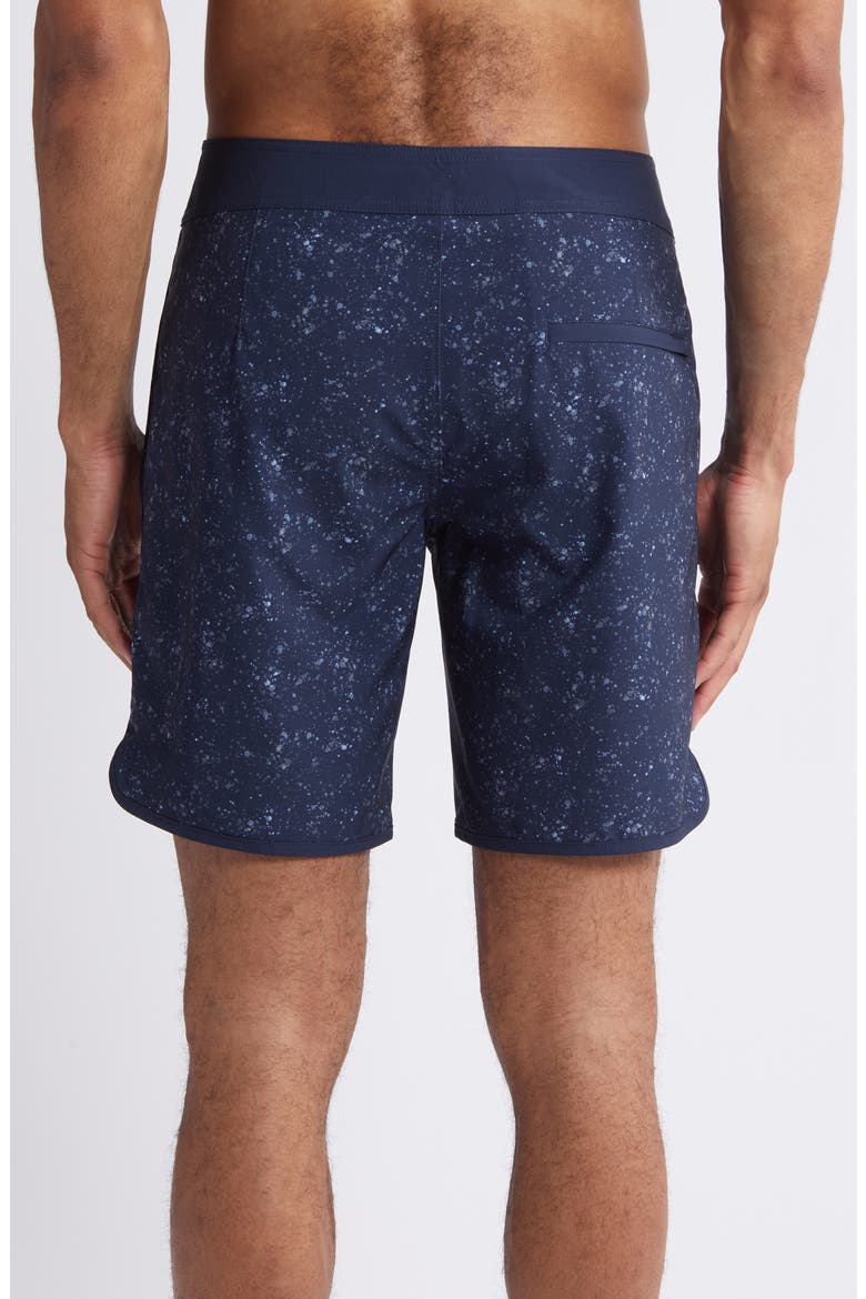 Mahalo Plenty Spatter Print Board Shorts, Alternate, color, TOTAL ECLIPSE