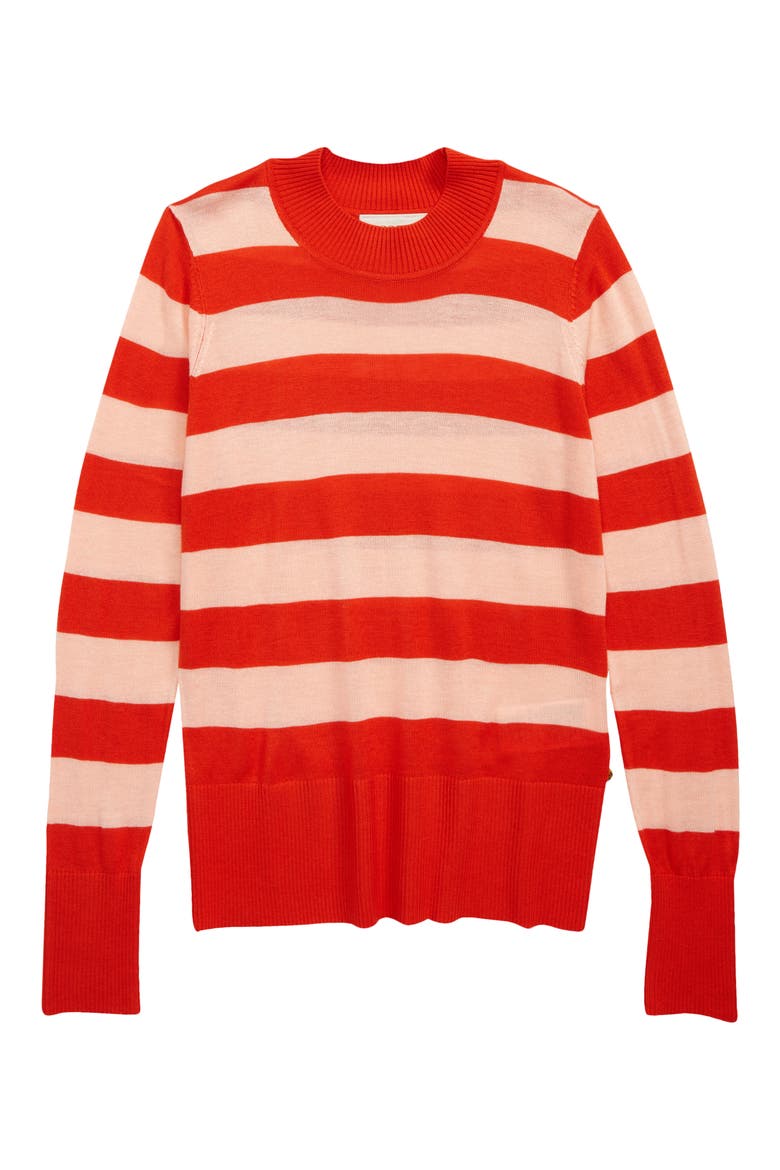 Kids' Stripe Crewneck Sweater, Main, color, 0598 COMBO S