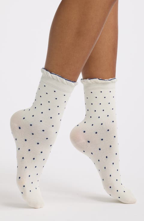 Jula Ruffle Crew Socks
