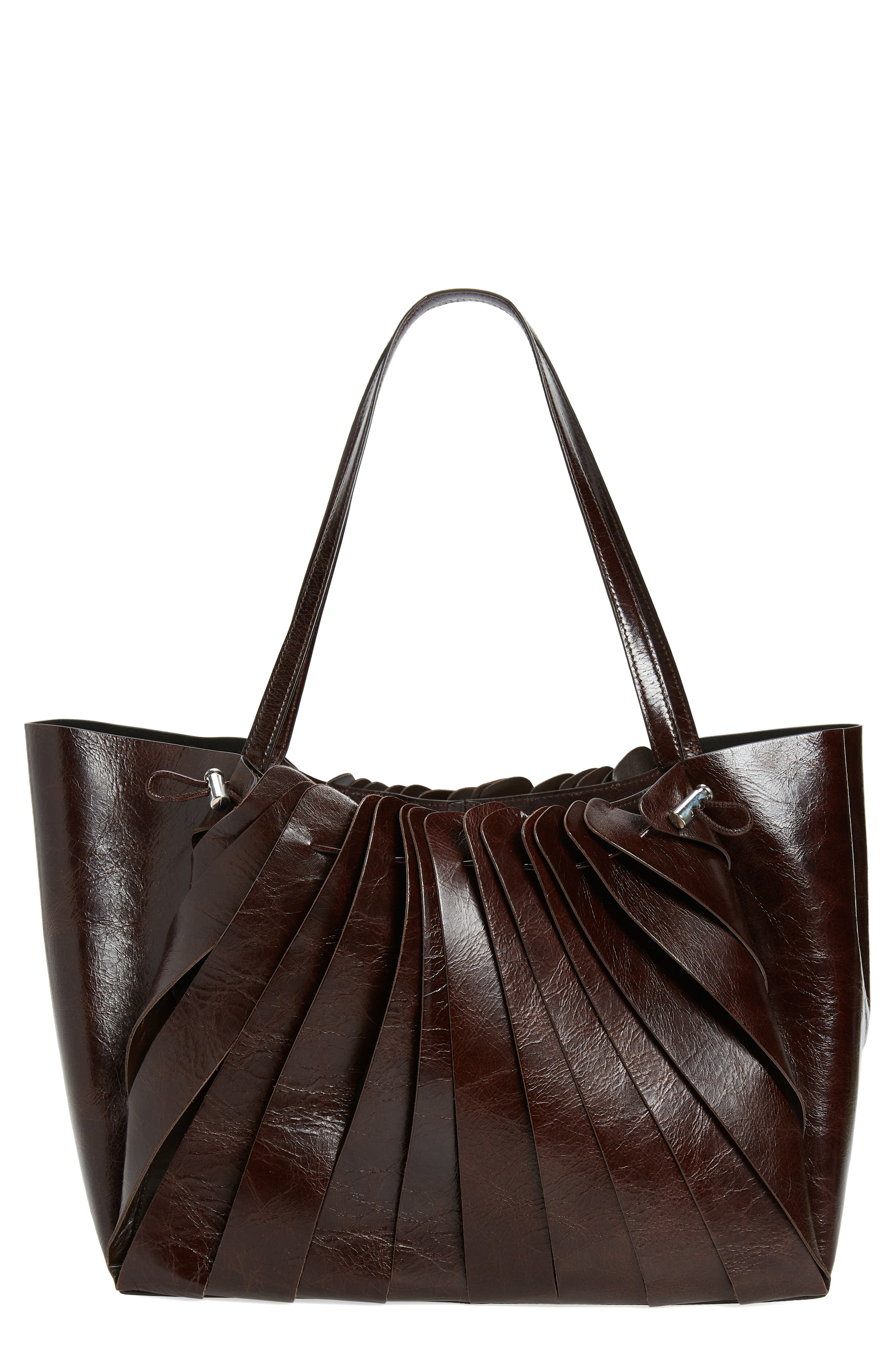 Coperni Cabas Petal Leather Tote, Main, color, 