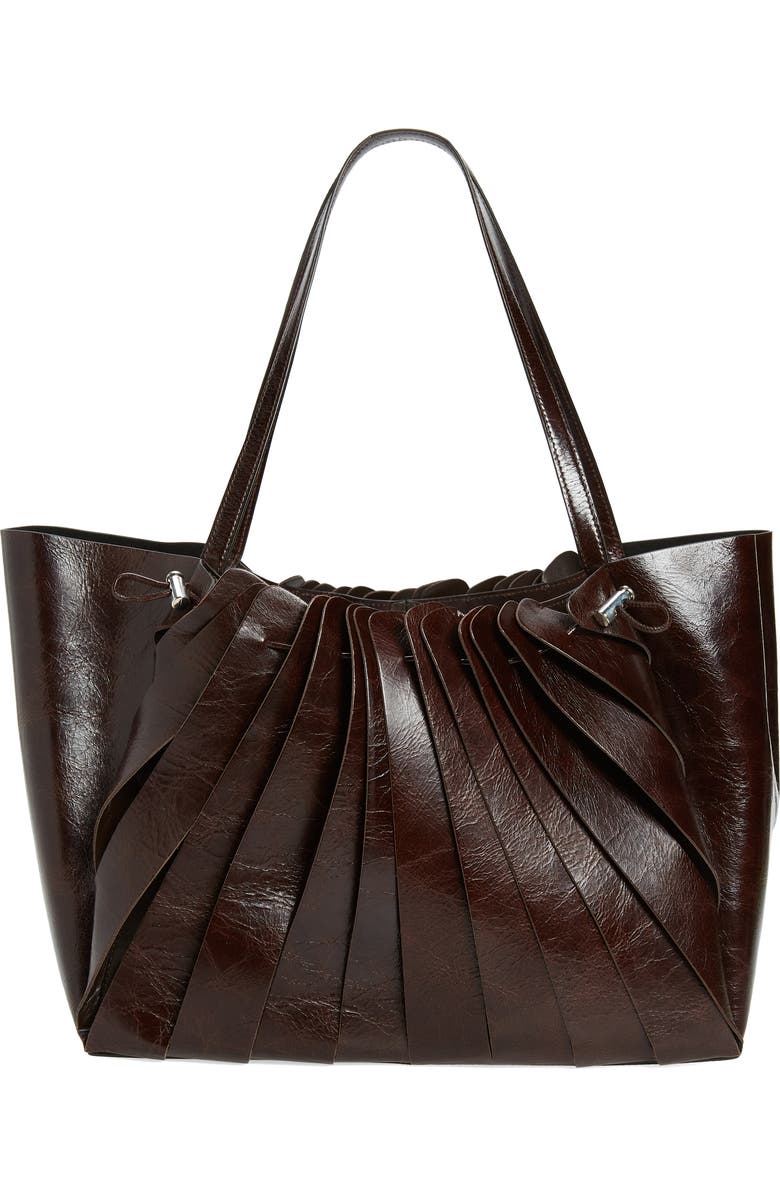 Coperni Cabas Petal Leather Tote, Main, color,