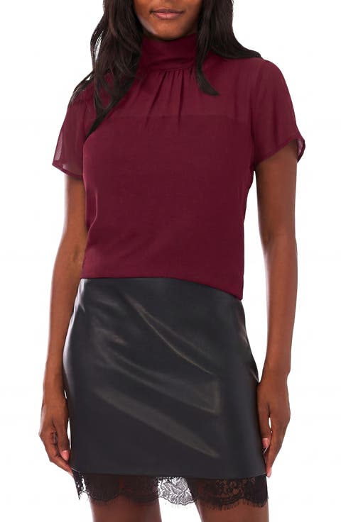 Flutter Sleeve Chiffon Top