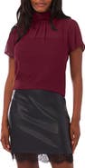 Vince Camuto Flutter Sleeve Chiffon Top