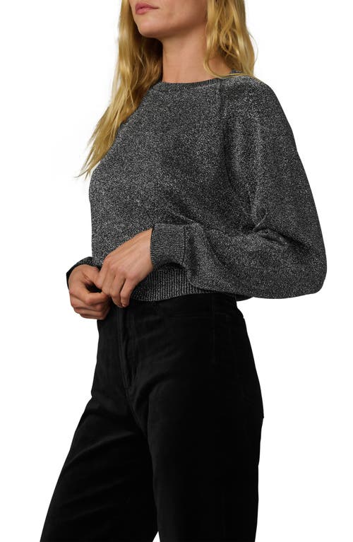 Joe's Jeans The Taylor Metallic Raglan Sweater In Black