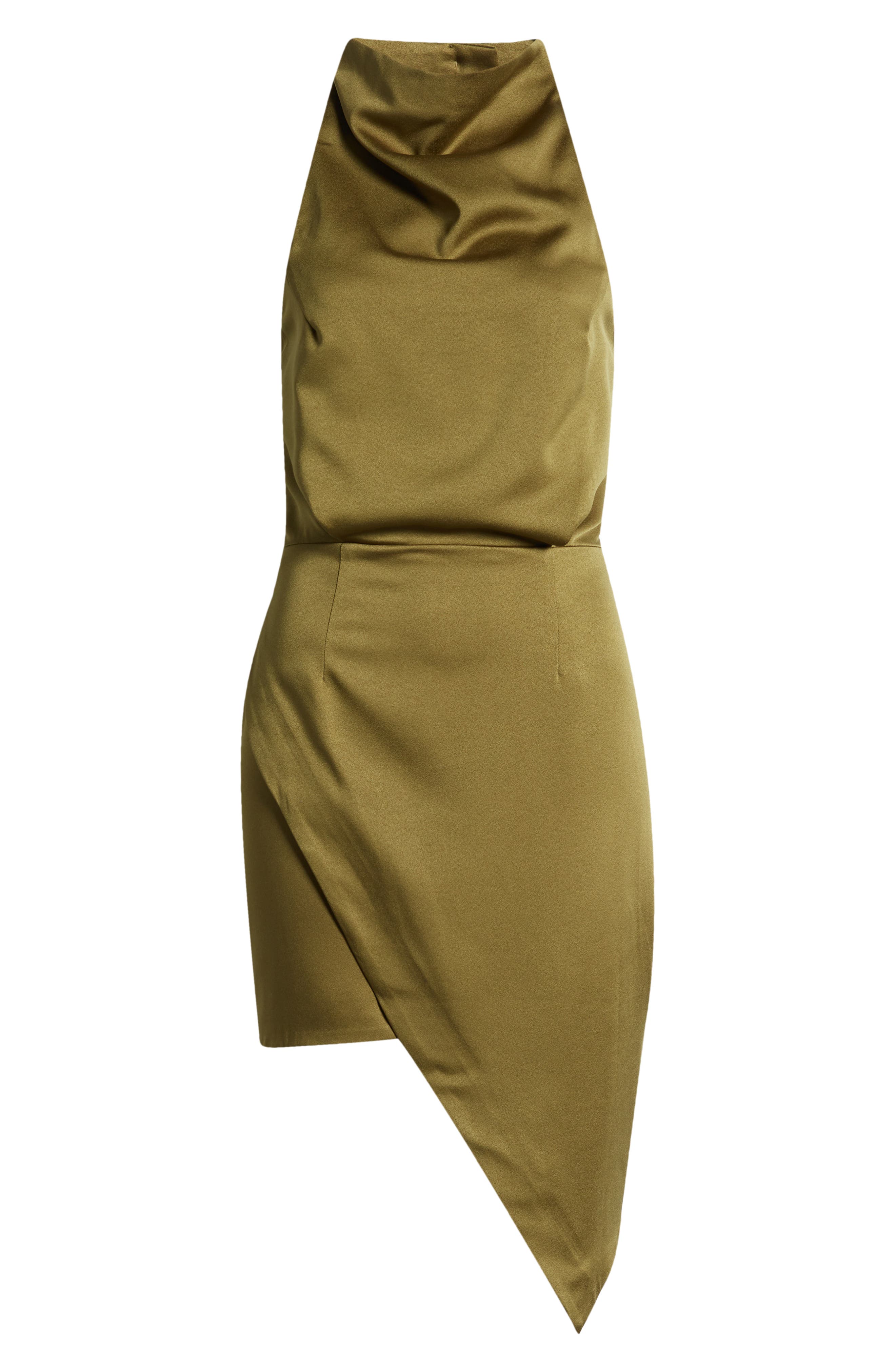 camo asymmetric satin cocktail dress elliatt Camo Asymmetric Satin Cocktail Dress (Women)